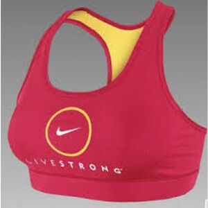Nike Pro Classic Orange LIVESTRONG Sports Bra